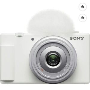Sony Digital Camera in White with Silver Accents